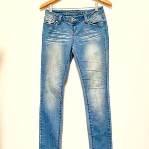 Blue Asphalt Skinny Jeans | Light Wash Bottoms | Size 5